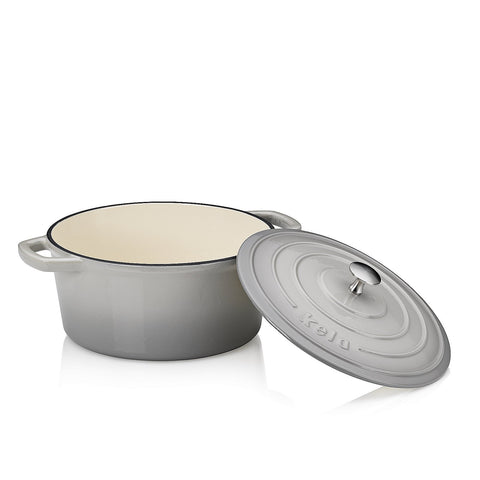 Warm Casserole Dish with Lid Round 4.6 liters