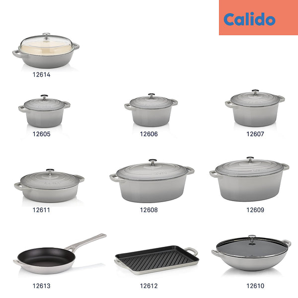 Wok chaud avec couvercle en verre 4 litres