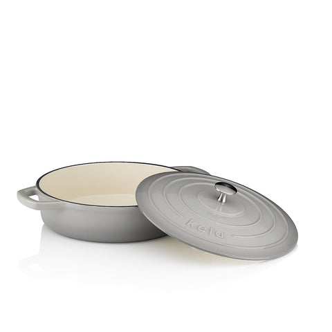 Warm Casserole Dish with Lid Round 3.2 liters