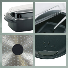 Layer Roasting Pan with Lid 4.5 liters