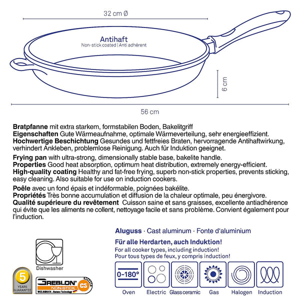 Layer Frying Pan Ø 32 cm