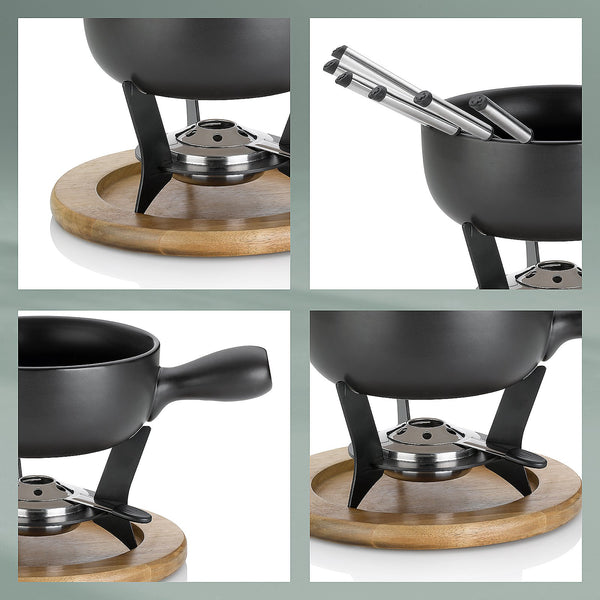 Country Cheese Fondue Set for 6 People 2 liters