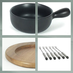 Country Cheese Fondue Set for 6 People 2 liters