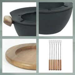 Land Fondueset voor 6 personen 1 liter