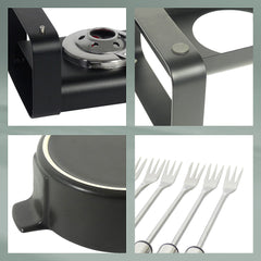 Romeinse kaasfondue set