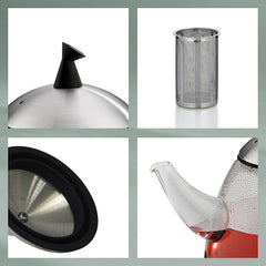 Aurora Theepot met Filter 1,8 liter