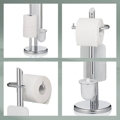 Ken Toilet Brush and Toilet Roll Holder