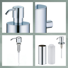 Brass soap dispenser 400 ml