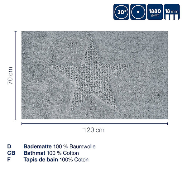 Lindano Bath Mat 120 x 70 cm