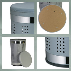 Sevilla Laundry Basket with Seat Lid 60.5 cm