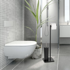 Style toilet brush and toilet roll holder 20x20 cm