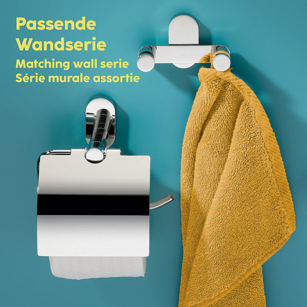 Lucido Toilet Brush and Toilet Paper Holder