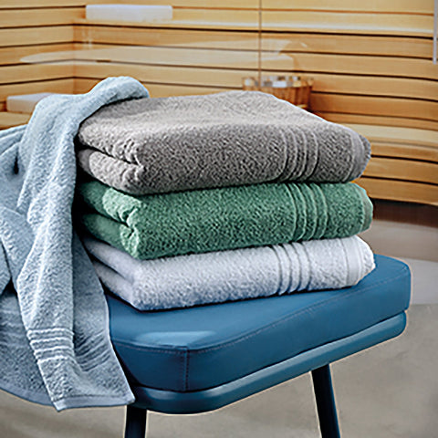 Leonora Frost Grey Bath Towel 90x200 cm