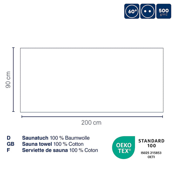 Leonora Frost Grey Bath Towel 90x200 cm