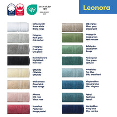 Leonora Frost Grey Bath Towel 90x200 cm