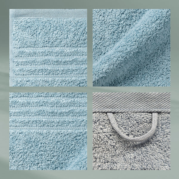 Leonora Bath Towel Fog Blue 90x200 cm
