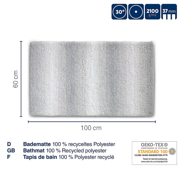 Ombre Bath Mat 100 x 60 cm