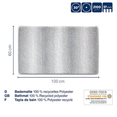 Ombre Bath Mat 100 x 60 cm