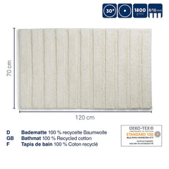 Megan bath mat 120x70 cm