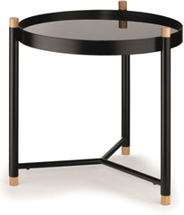 Eiken bijzettafel