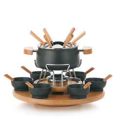 Service à fondue Natura avec carrousel - 23 pièces
