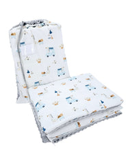 Peuterbedset 100 x 135 cm met tas GIRAFFE