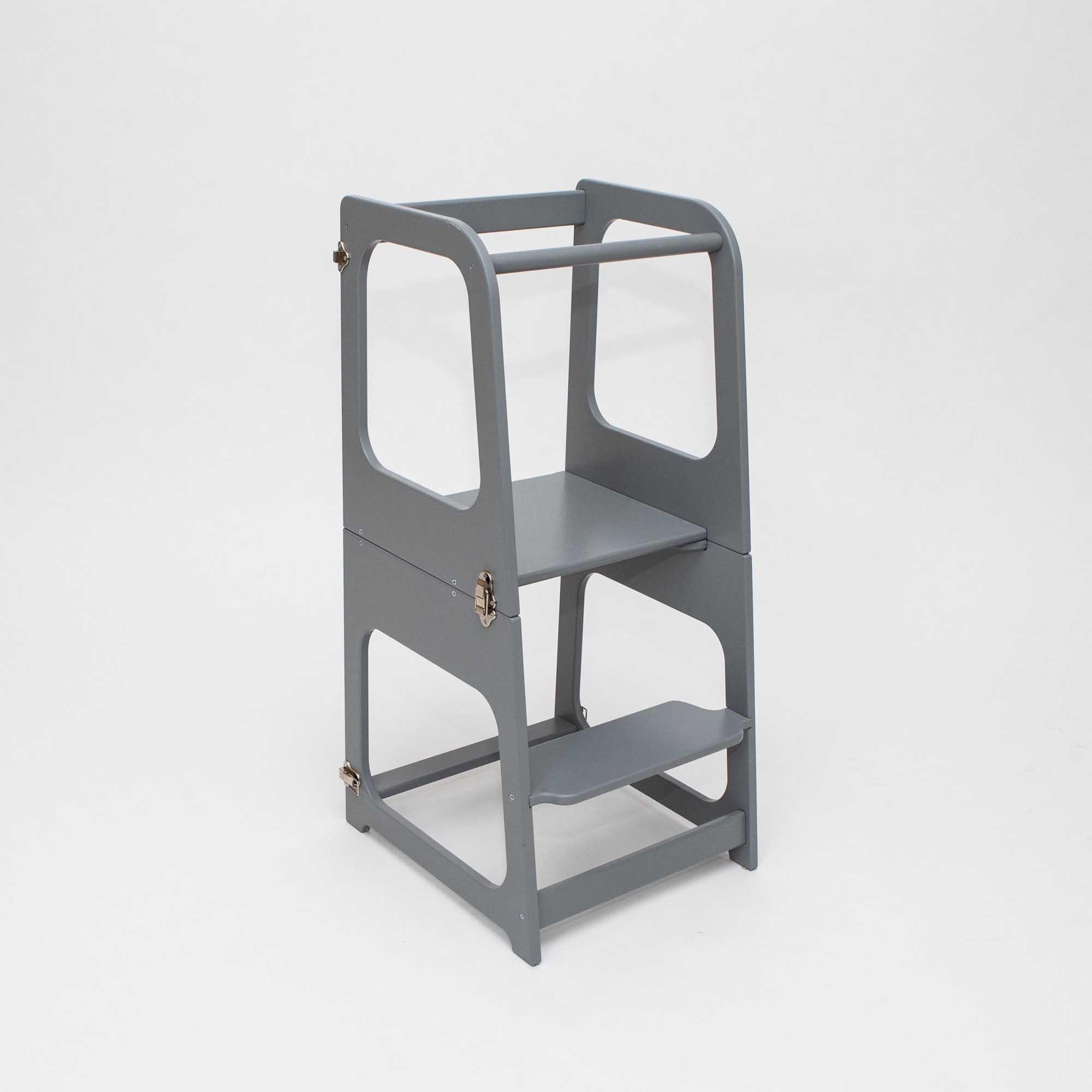 Tour de cuisine évolutive 2-en-1 - chaise et table