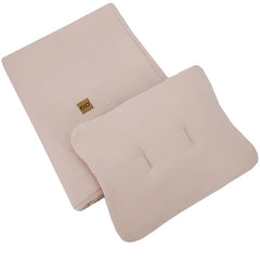 Muslin cot bedding set Rose Pink