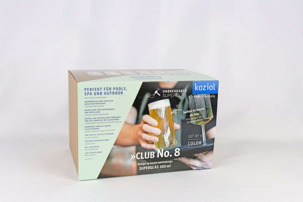 Verre Long Drink Superglas Club No. 8 300 ml Lot de 6 Pièces