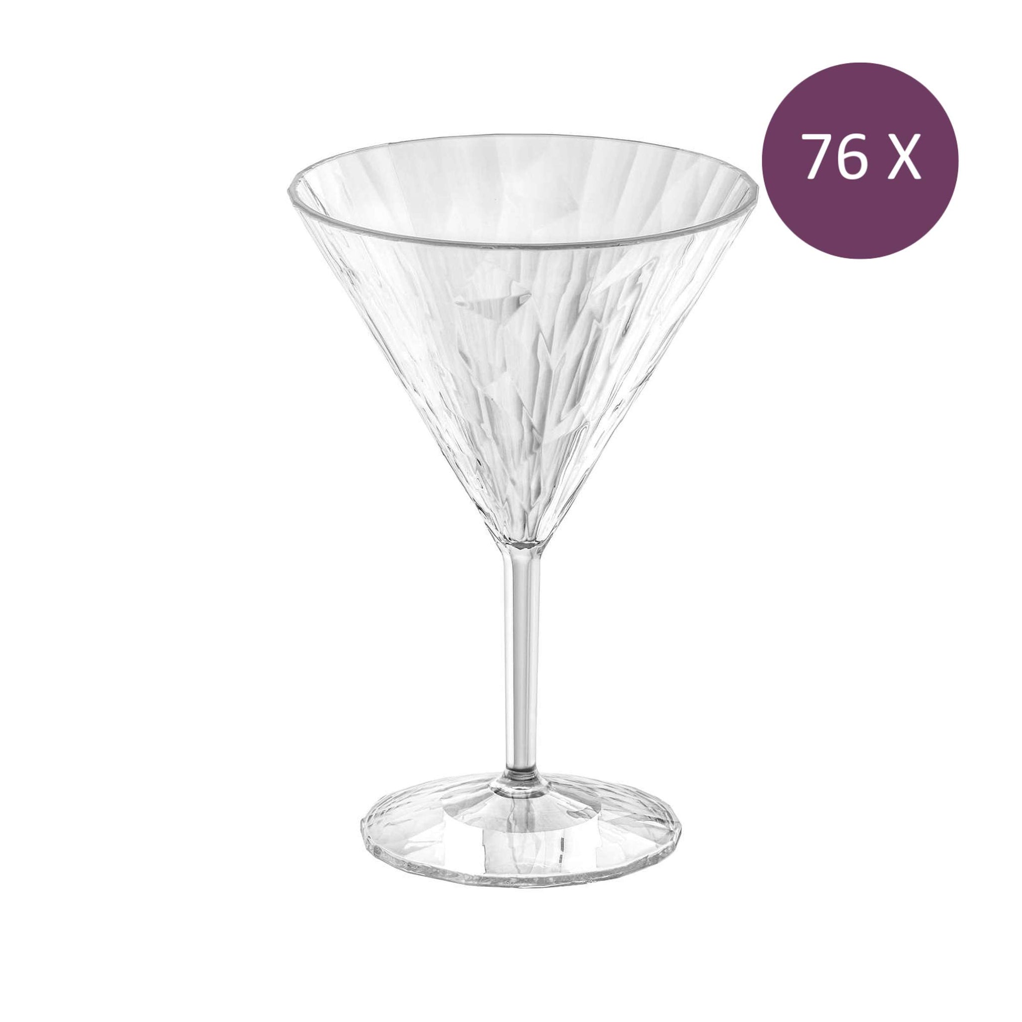 Verre à Cocktail Superglas Club N° 12, 250 ml, Lot de 76 Pièces
