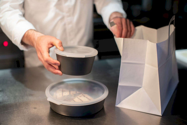 "Move Bowl Round with Compartment 1.1 liter BULK Set of 90 Pieces"