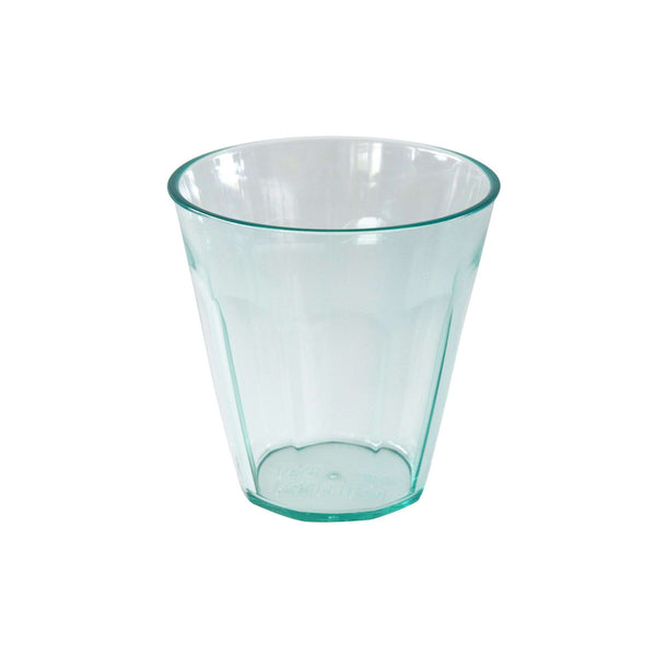 Gobelets Nora 150 ml transparents verts, lot de 12