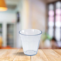 Nora cup 150 ml transparent blue set of 12 pieces
