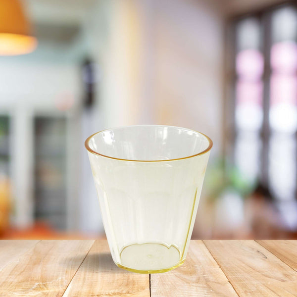 Nora Beker 300 ml Transparent Yellow Set of 12 pieces