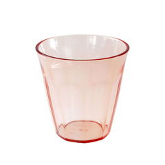 Nora cup 150 ml transparent pink set of 12