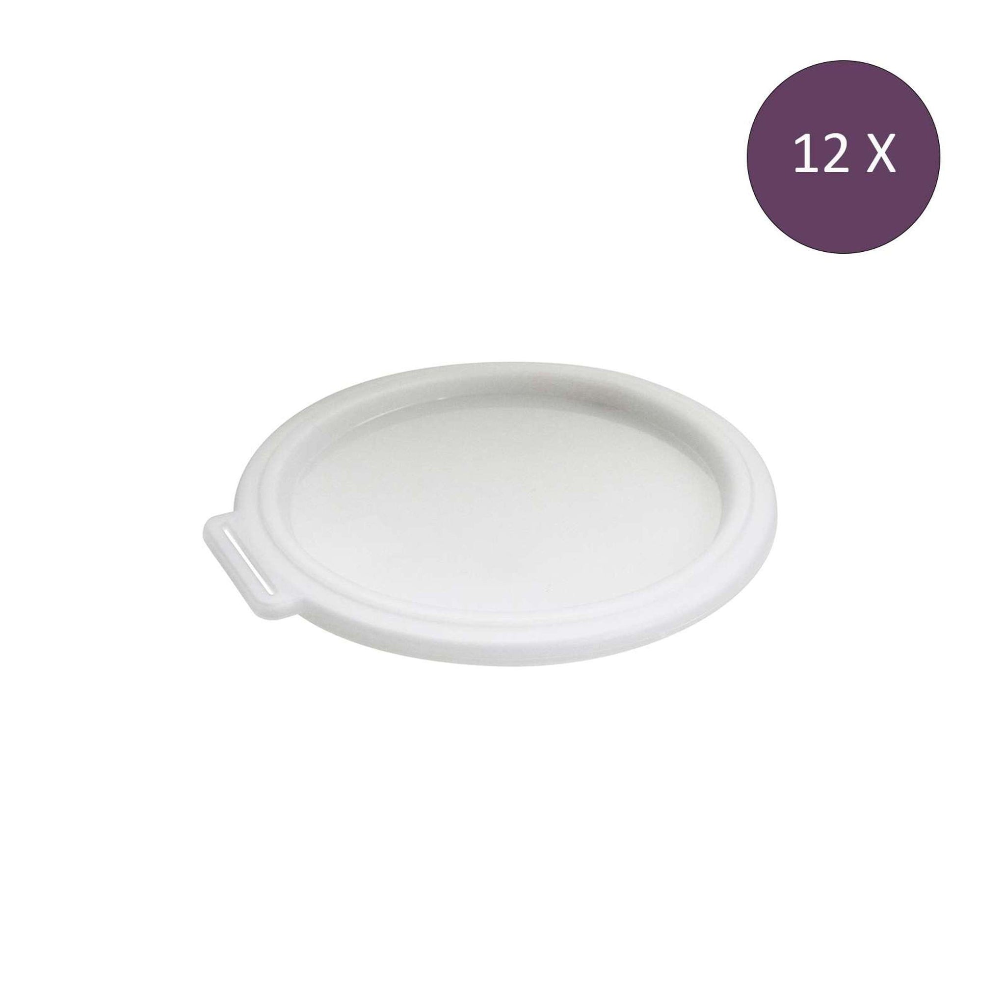 "Move Lid for Round Bowl 1.3 liters Set of 12 Pieces"