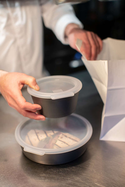 "Move Bowl Round with Compartment 1.1 liter Set of 12 Pieces"