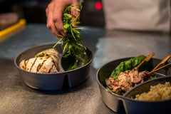 "Move Bowl Round with Compartment 1.1 liter Set of 12 Pieces"