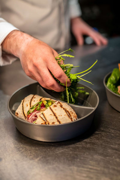 "Move Bowl Round with Compartment 1.1 liter Set of 12 Pieces"