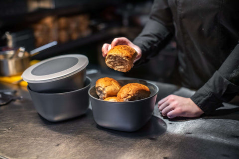 Move Connect Box Scale with Lid 1.3 liter Set of 6 Pieces