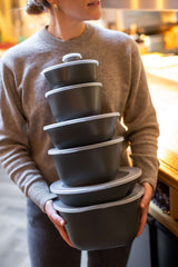 Move Connect Separate Board with Compartment and Lid 1.5 liter Set of 6 Pieces