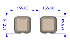 "Move Hamburger Box Set of 12 Pieces"