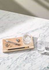 Desk Tray Organizer Carafe Set 28 cm