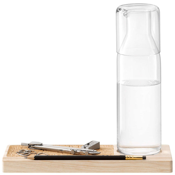 Desk Tray Organizer Carafe Set 28 cm