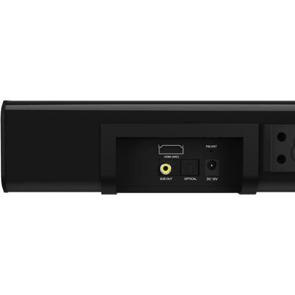 MAJORITY K2 SOUNDBAR WITH WIRELESS SUBWOOFER - BLACK