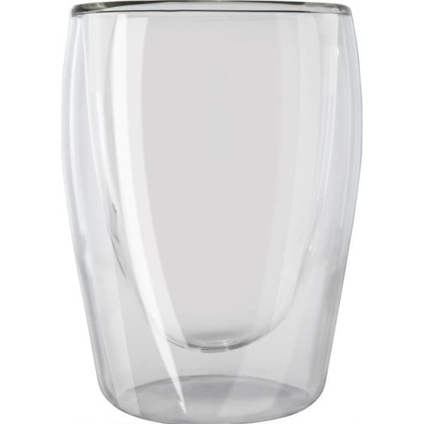 MELITTA Lot de 2 tasses à café allongées en verre borosilicate, 200 ml, transparent
