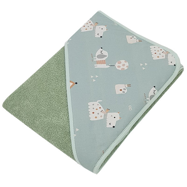 Hooded Towel Dogs/Mint