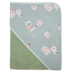 Hooded Towel Dogs/Mint