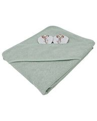 Bamboo bath cover GARDENER BEAR/MINT