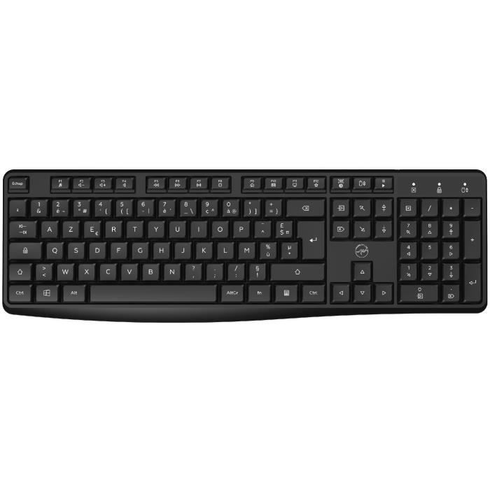 Wireless keyboard - MOBILITY LAB - Deluxe - AZERTY - Black
